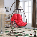 Chaise de panier debout en osier suspendu ppatio chaise